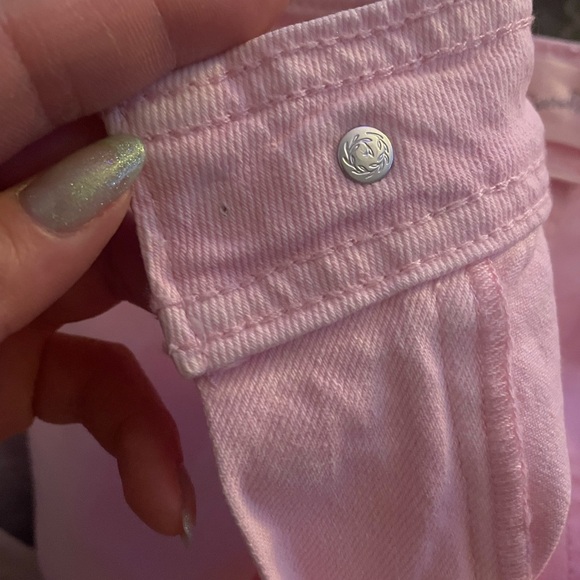 Women’s High Waisted Pink Jeans- Universal Thread - Picture 7 of 8